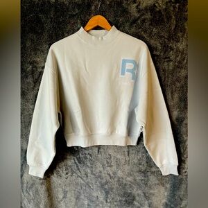 Sweatshirt Crewneck loose fit Reebok Women’s light blue Medium